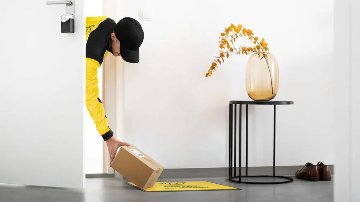 Die gelbe Matte als Ziel: Post könnte bald bis ins Vorzimmer zustellen