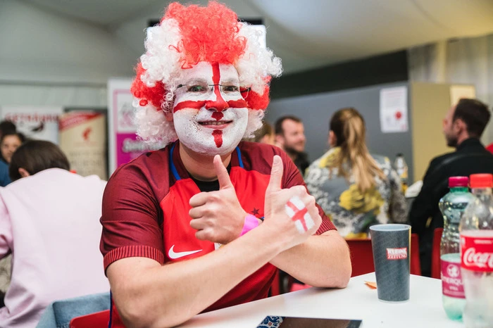 Für die Engländer schaute es nach der schnellen 1:0-Führung lange Zeit gut aus...