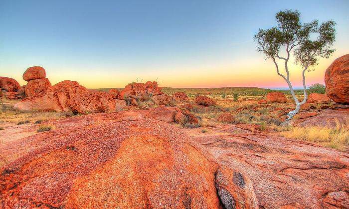Die "Devils Marbles" im australischen Outback