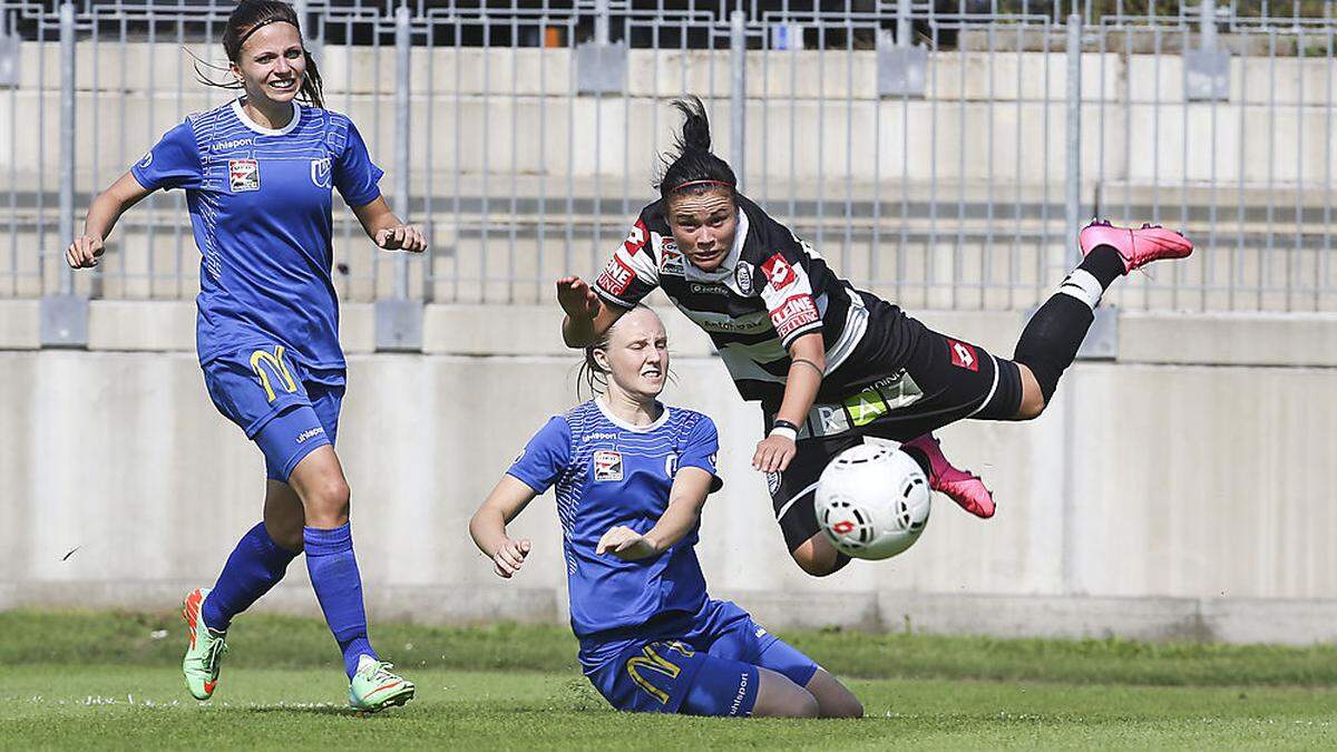 Das Derby zwischen Sturm und LUV Graz/Leoben steht am 1. April auf dem Programm