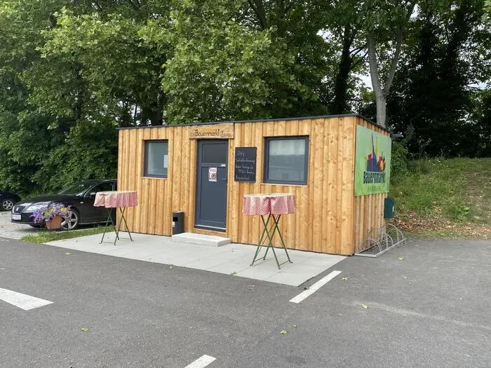 Der Bauernladen hat erst seit kurzem am Campingplatz geöffnet
