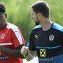 David Alaba und Physio Michael Vettorazzi