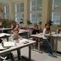 In der Volksschule St. Johann wurden die Schüler bereits in einzelne Bänke aufgeteilt