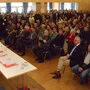 Obwohl schon am Nachmittag diskutiert wurde, war das Kulturhaus Weißenstein randvoll 