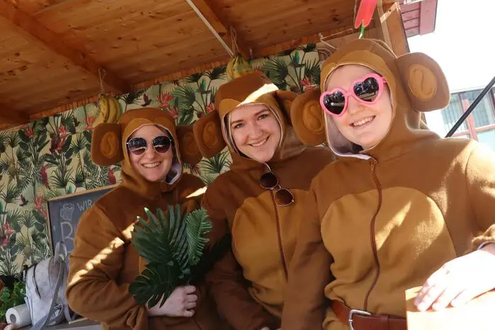 Die Landjugend hatte tierischen Spaß. 