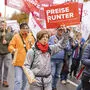 "Preise runter", lautet die zentrale Forderung 