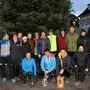 Das Adventlaufteam bei der Ankunft in Ligist