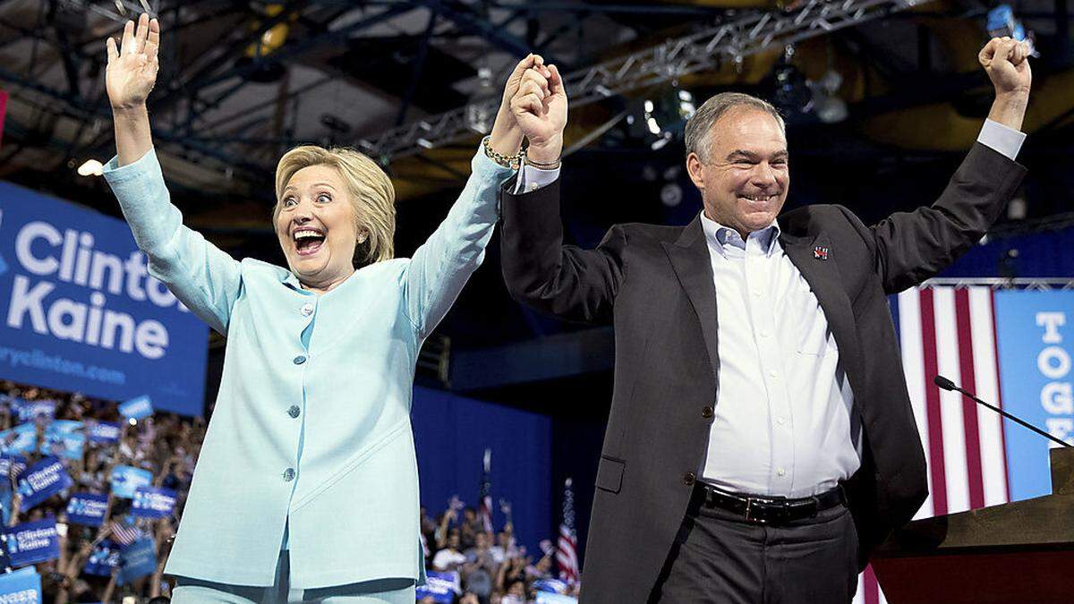 Hillary Clinton, Tim Kaine