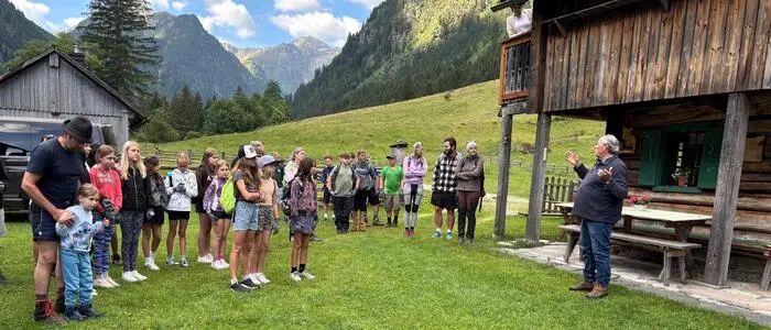 Einführung auf der Zauneralm in der Kleinsölk mit Franz Ebenschweiger