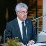 ABD0101_20240912 - WIEN - ÖSTERREICH: Bundespräsident a.D. Heinz Fischer am Donnerstag, 12. September 2024, im Rahmen einer Gedenkfeier für den ehemaligen Burgtheaterdirektor Gerhard Klingenberg im Burgtheater in Wien. - FOTO: APA/GEORG HOCHMUTH