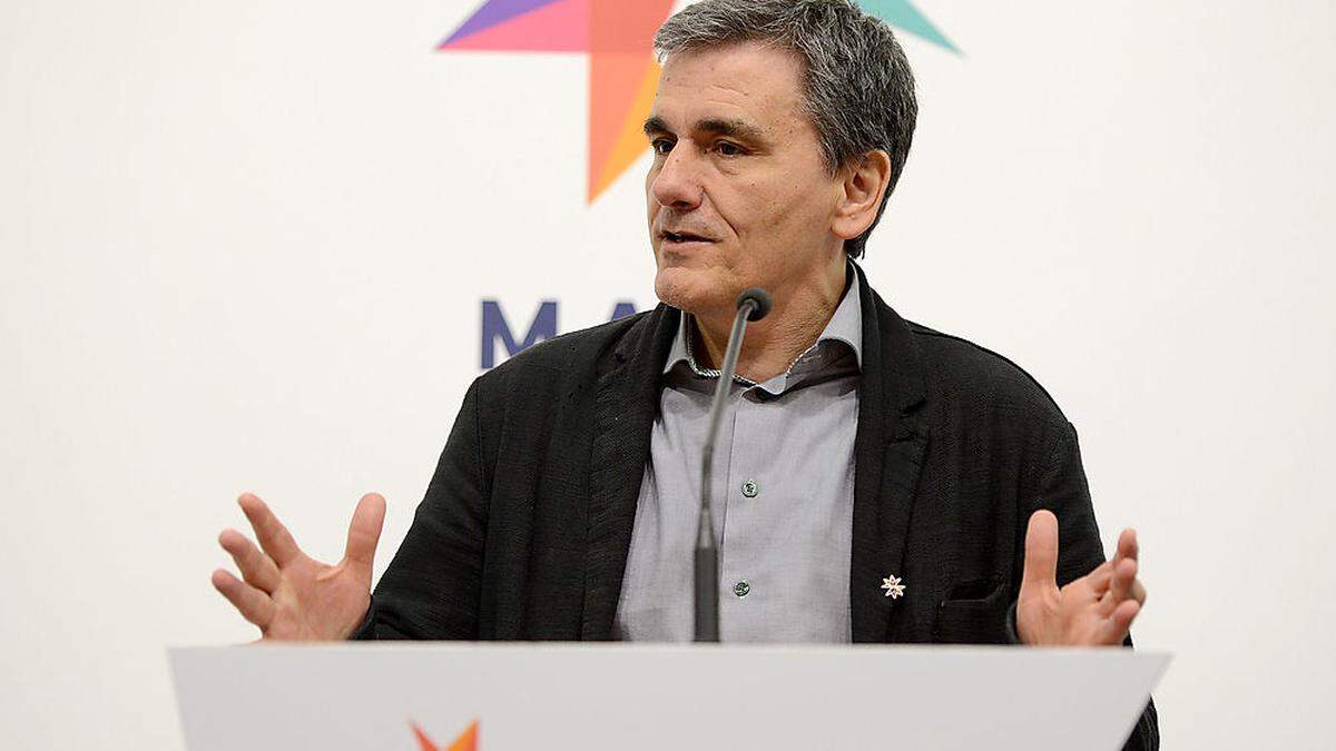 Der griechische Finanzminister Euclid Tsakalotos 