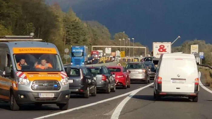 Stau auf der S35 (Archivbild)