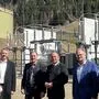 Thomas Rieder, Bürgermeister Raimund Steiner,Josef Geisler,     Andreas Landsteiner und thiomas Trattler freuen sich über die neue Anlage     