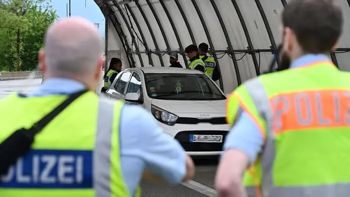 Kontrollen der bayerischen Grenzpolizei (Symbolbild)
