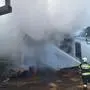 Das Feuer griff bereits auf Teile der angrenzenden Trocknungskammer über