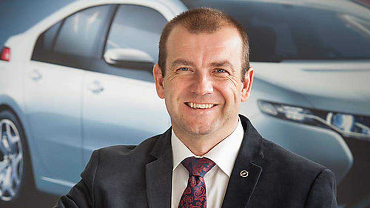 Gute Laune bei Alexander Struckl. Als Geschäftsführer von GM Austria sorgt der Steirer für ein sattes Plus bei Opel und ist erster Verfolger von VW