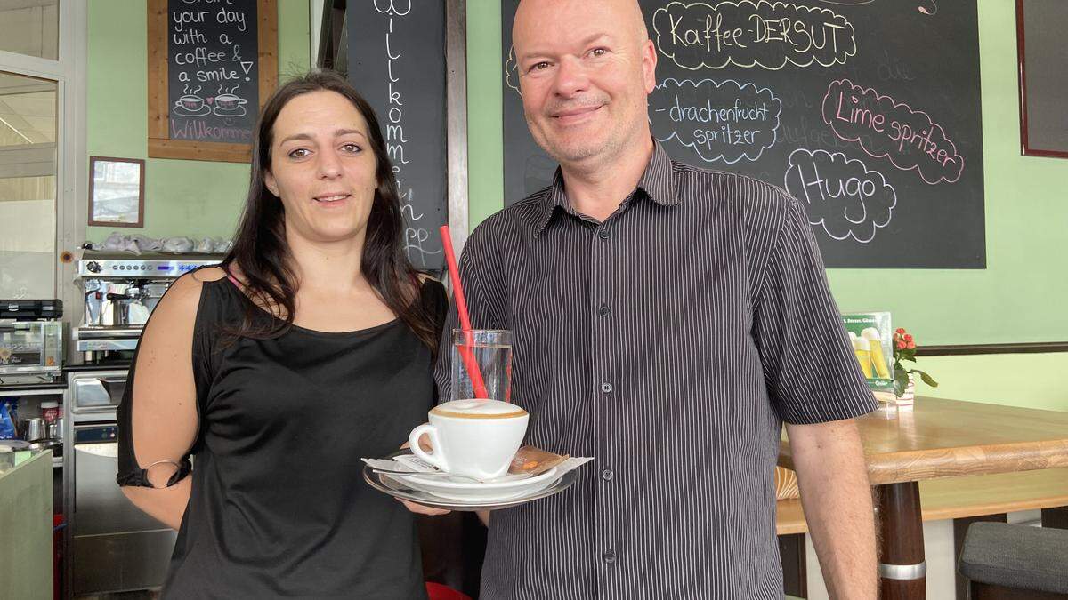 Katja Valant und Aleksander Cater betreiben das Café