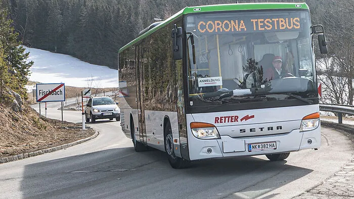 Montag, Mittwoch und Freitag fährt der Corona-Testbus ins Obere Feistritztal