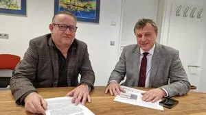 WKO-Regionalstellenobmann Manfred Walter und Regionalstellenleiter Thomas Heuberger