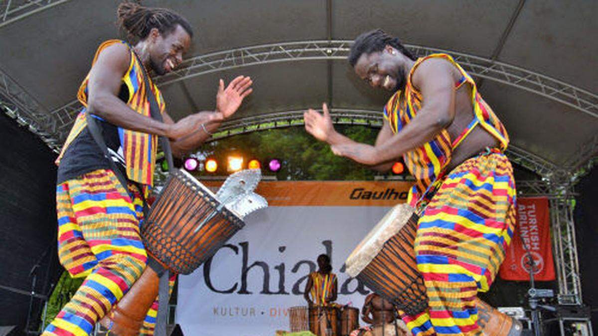 Beim Afrika Festival werden wieder die Trommeln gerührt