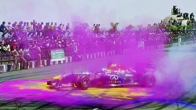 Farbenspiel in Indien