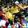 Dortmund siegte im Duell gegen Mainz und Karim Onisiwo (links)
