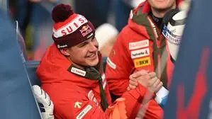 Franjo von Allmen sicherte sich die „Goldene“ in der Abfahrt