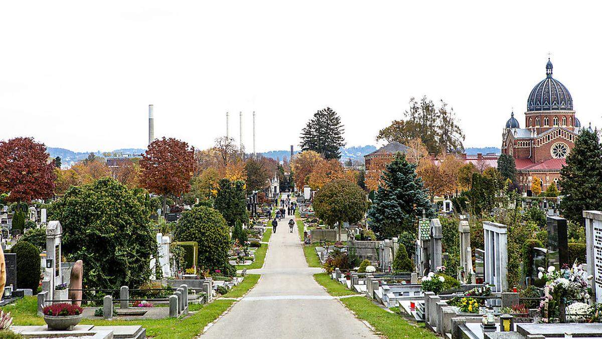 Am Grazer Zentralfriedhof wurde das tote Ehepaar gefunden