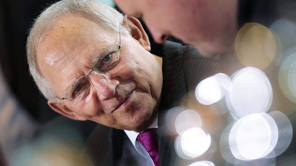 Finanzminister Wolfgang Schäuble
