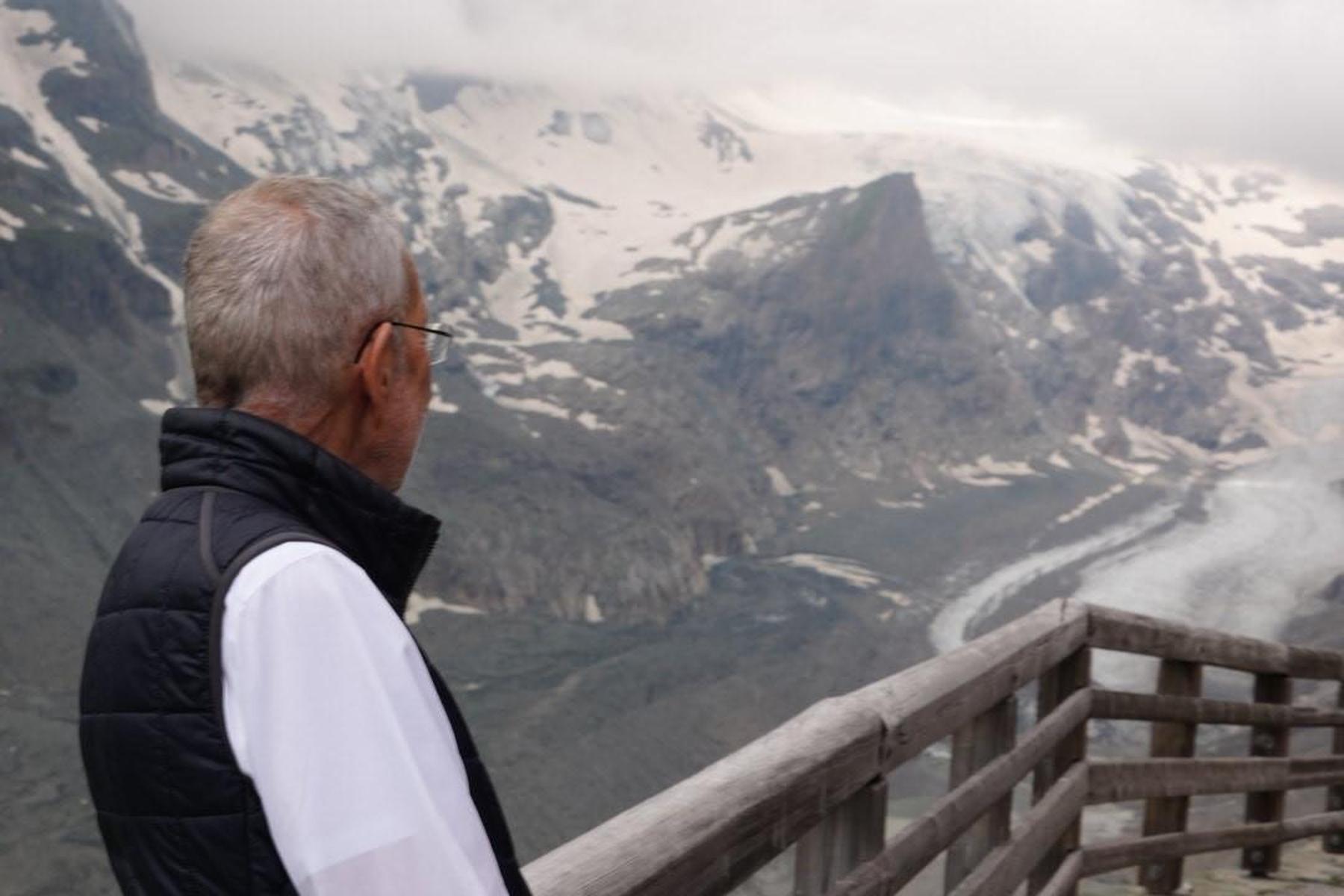 Am Großglockner: Appell des Bundespräsidenten: „Keine Sterbebegleitung für die Gletscher“