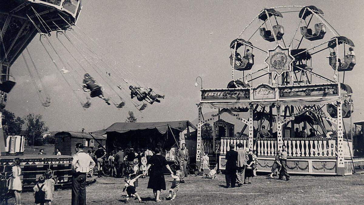 Der Wiesenmarkt im Jahr 1950 aus dem Archiv 