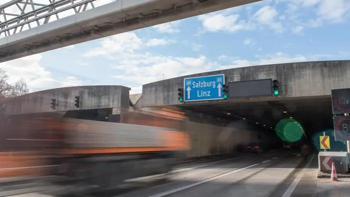 Einfahrt in den Plabutschtunnel