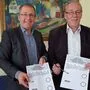 Die Bürgermeister Bernd Osprian (Bärnbach) und Ernst Meixner (Voitsberg, von links)