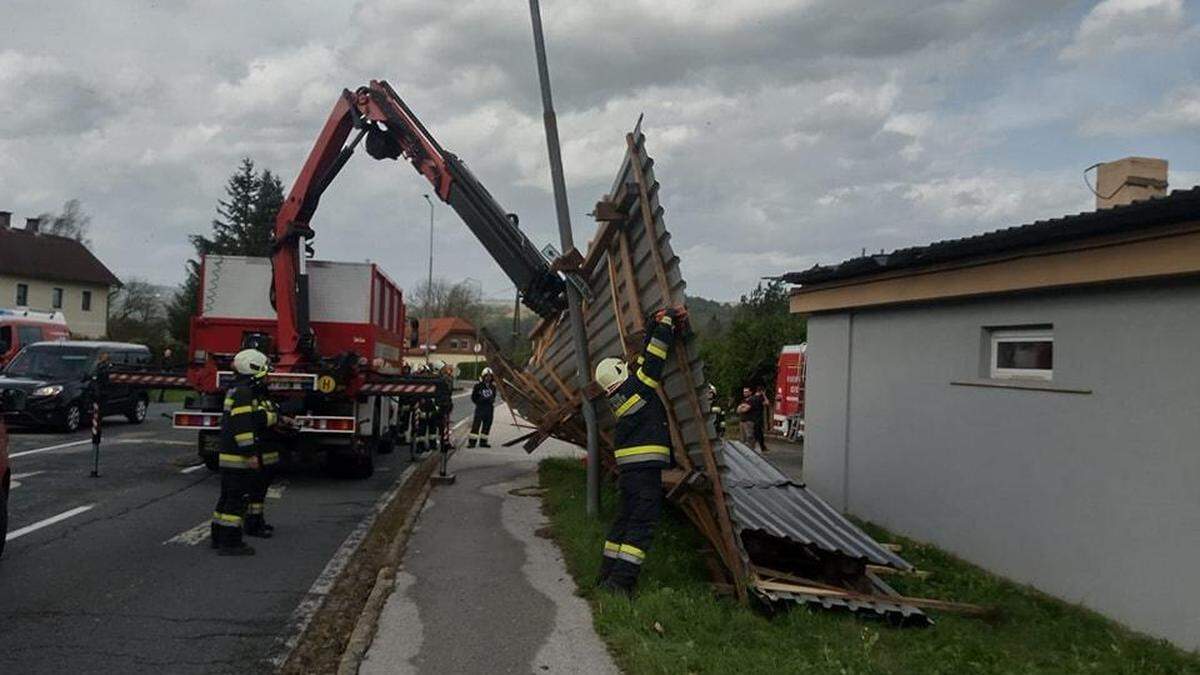 Föhnsturm in Kärnten richtete Schäden an