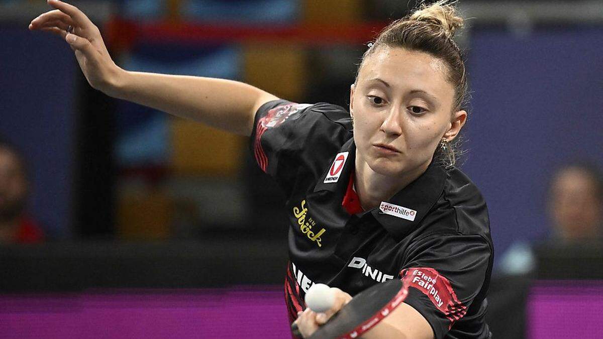 Sofia Polcanova besiegt ihre Doppelpartnerin und hat fix Bronze