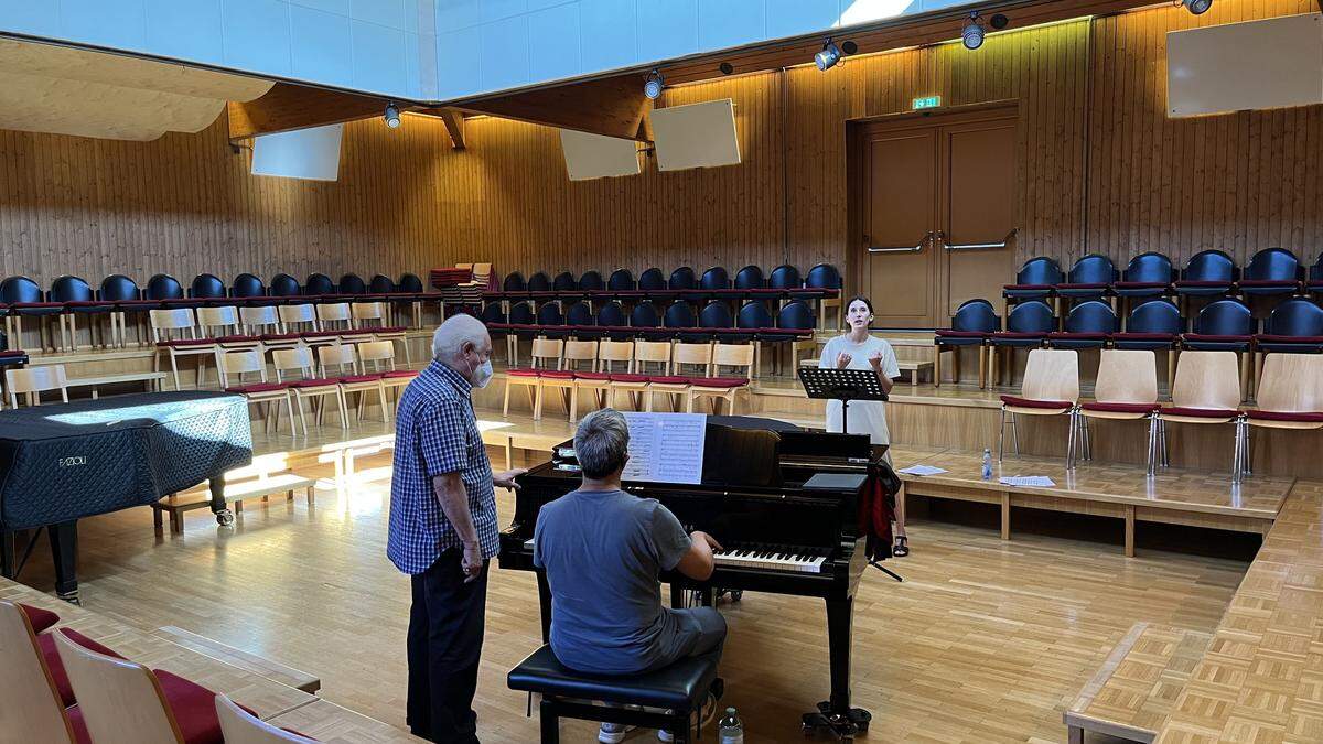 Bei der Belcanto-Sommerakademie dreht sich alles darum, den richtigen Ton zu treffen