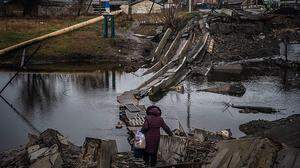 Hunderttausende mussten aus dem Osten der Ukraine flüchten (Symbolbild)