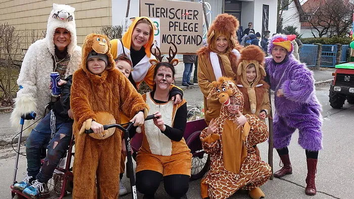 Bunt trieben es die Faschingsnarren im gesamten Bezirk