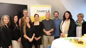 Das Team der „Chance B“ in der Südoststeiermark bei der offiziellen Eröffnung