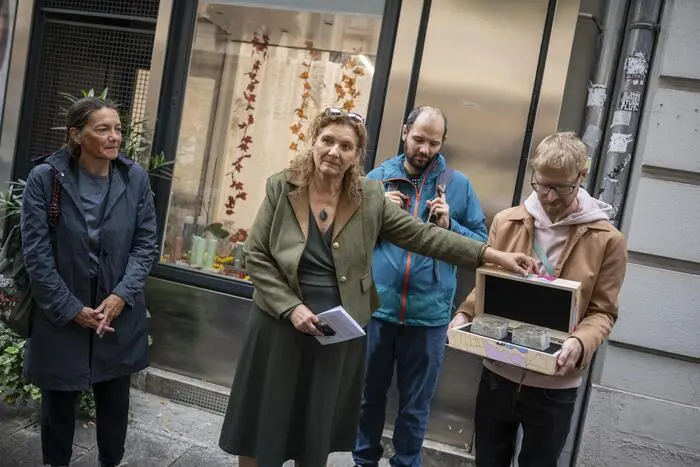 Die Steine von Vater und Sohn Hafner wurden erneuert, weil die alten Steine mutwillig zerkratzt wurden. Diese wurden an das Museum für Geschichte übergeben