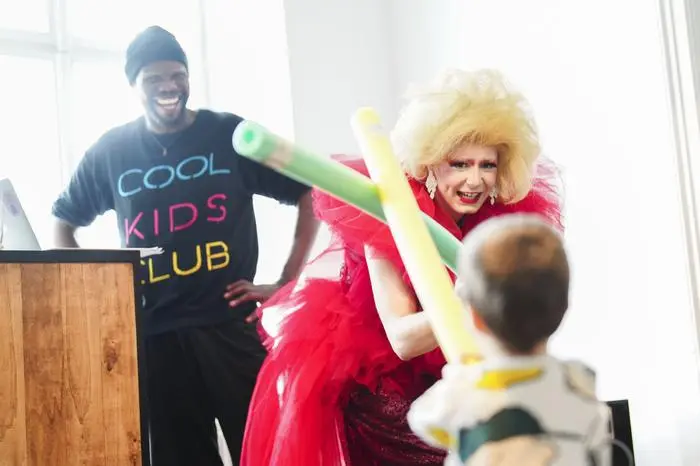 Künstlerin Freya Van Kant bei der Lesung