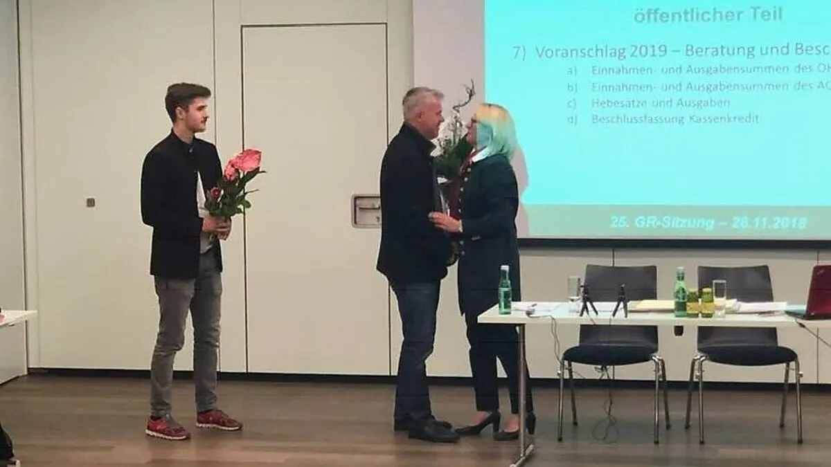 Glückwünsche für die neue Stadtchefin