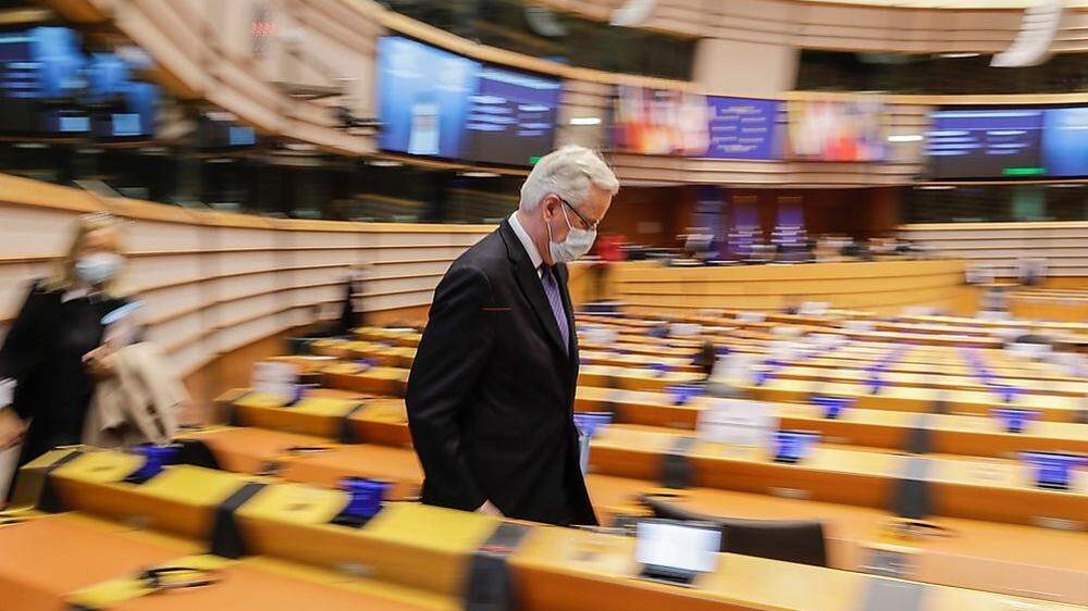 Barnier im EU-Parlament