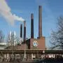 Das Heizkraftwerk von Volkswagen in Wolfsburg
