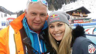 Der Feldkirchner Gunter Walcher sorgt für die Sicherheit von Skistars wie etwa Lindsey Vonn