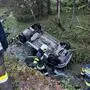 Für den Fahrer ging der Unfall zum Glück glimpflich aus