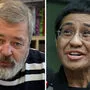 Dmitry Muratov und Maria Ressa 