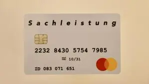 Die Sachleistungskarte geht an alle Personen in der Grundversorgung