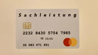 Die Sachleistungskarte geht an alle Personen in der Grundversorgung