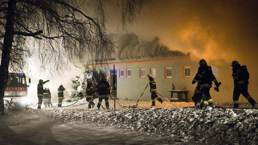 Ein Großbrand in Mallenitzen forderte 2014 den Einsatz von 140 Mann 